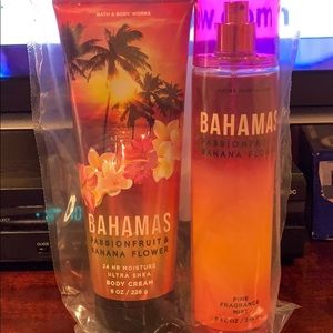 Body cream and fragrance mist!